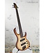 BTB Bass Workshop Multi-scale 5-string Electric Bass - Natural Browned Burst Flat