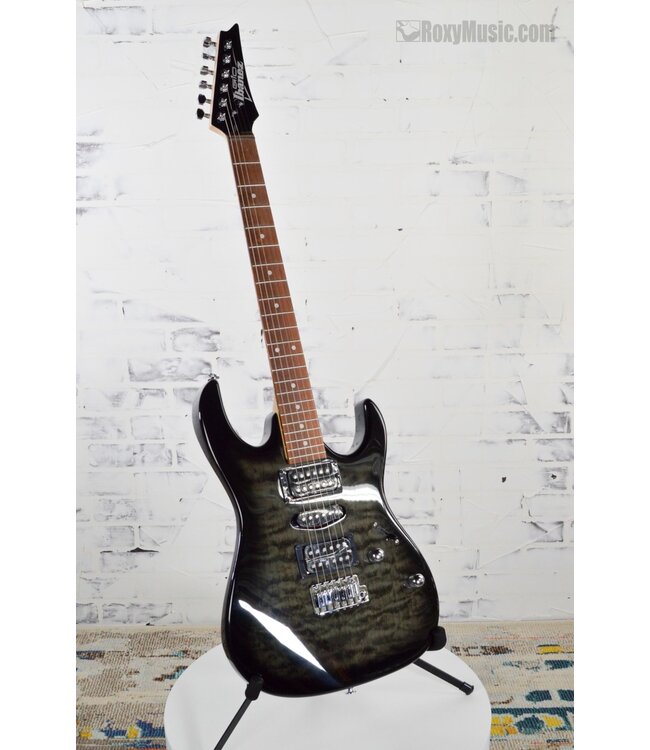 Gio GRX70QA Electric Guitar - Transparent Black Sunburst