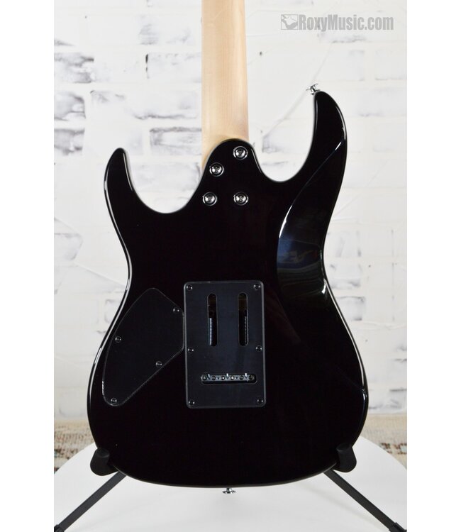 Gio GRX70QA Electric Guitar - Transparent Black Sunburst