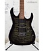 Gio GRX70QA Electric Guitar - Transparent Black Sunburst