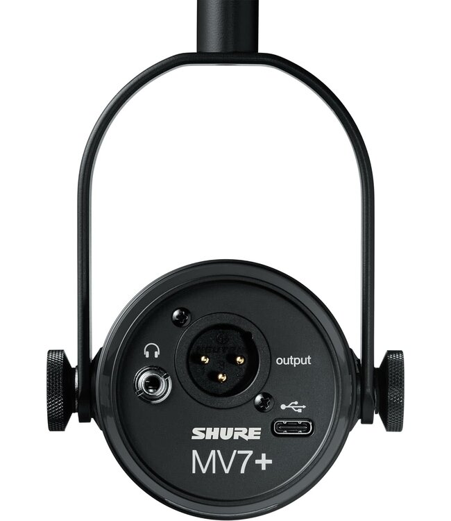 MV7+ Hybrid Podcast Microphone - Black