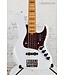 Fender American Ultra Jazz Bass V - Arctic Pearl with Maple Fingerboard With Case
