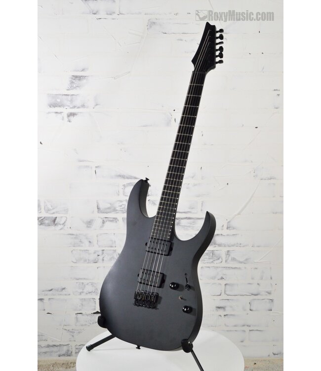RGRTB621 Iron Label Electric Guitar - Black Flat