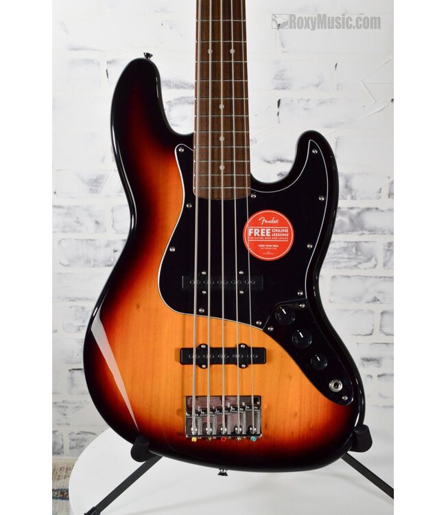 Affinity Series Jazz Bass V - 3-color Sunburst with Laurel Fingerboard