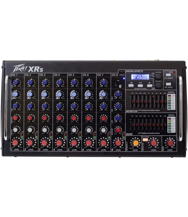 XR-S 8-channel 1500W Powered Mixer with FX