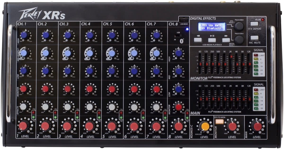 Peavey XR-S 8-channel 1500W Powered Mixer with FX - Roxy Music