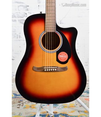 Fender FA-125CE Dreadnought Cutaway Acoustic Electric Guitar - Sunburst