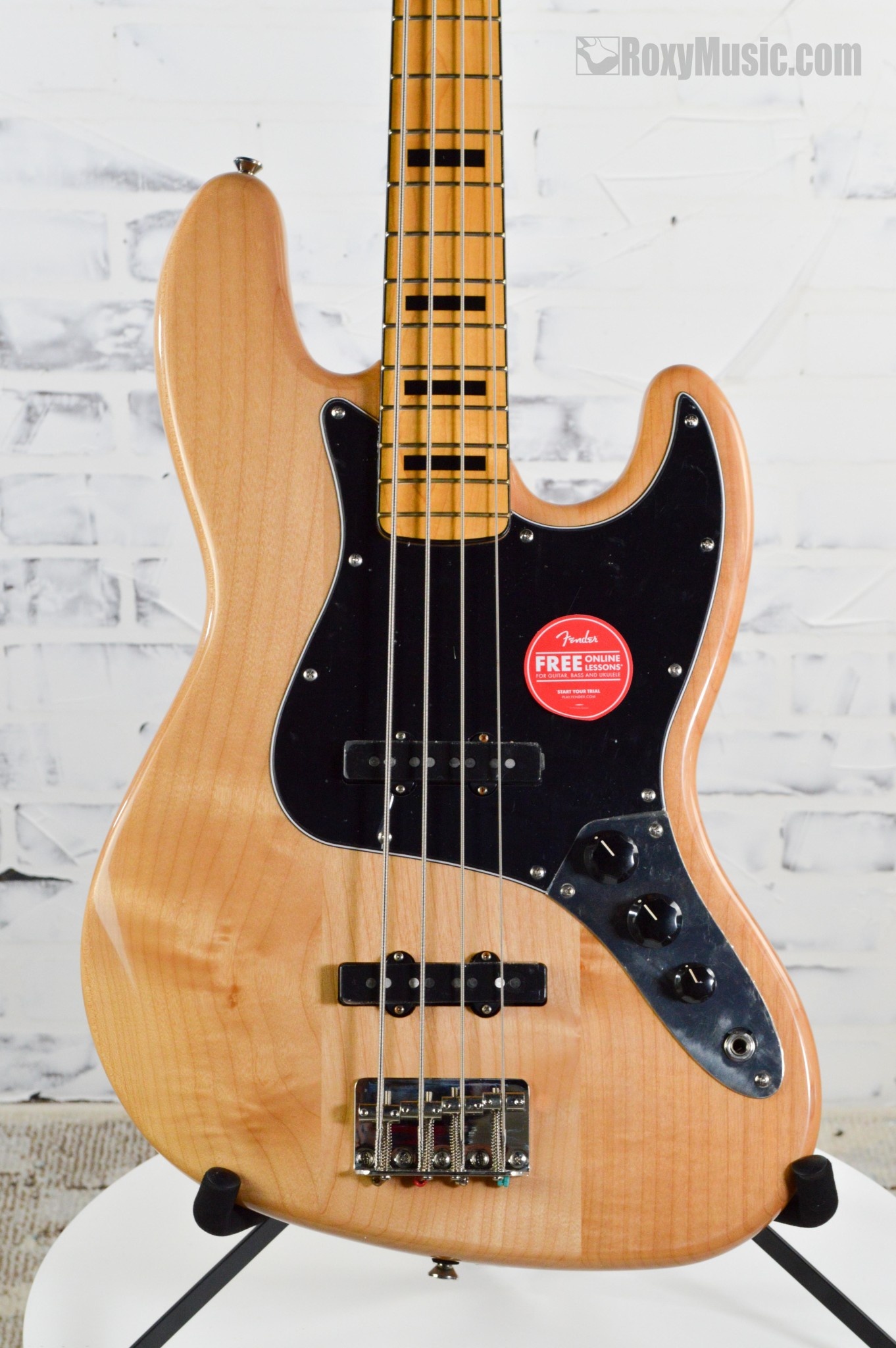 Squier Classic Vibe '70s Jazz Bass - Natural - Roxy Music