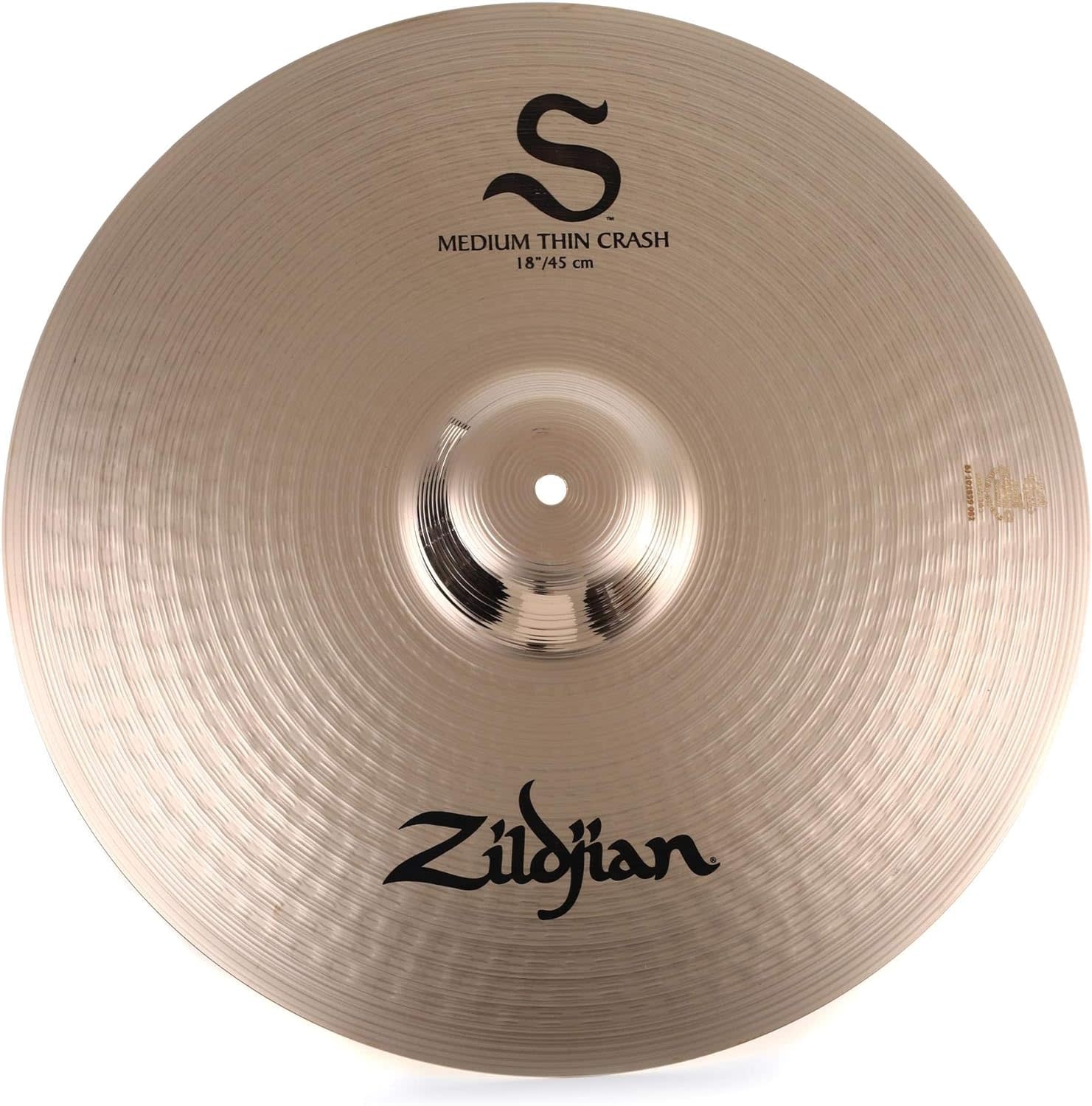 Zildjian 18 inch S Series Medium Thin Crash Cymbal - Roxy Music