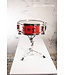 Ludwig Accent 5-piece Complete Drum Set with 22 inch Bass Drum and Wuhan Cymbals - Red Sparkle