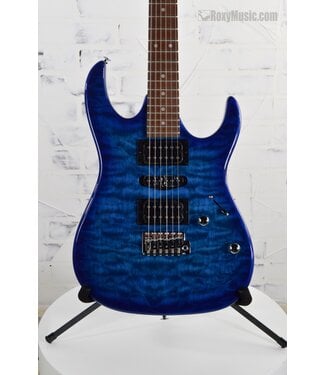 Ibanez Gio GRX70QA Transparent Blue Burst Electric Guitar