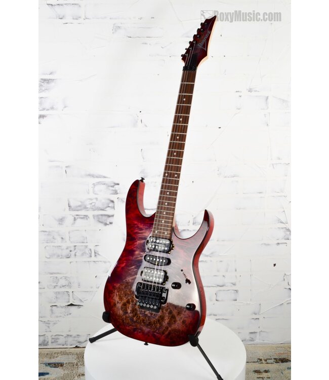 RG470PB Electric Guitar - Red Eclipse Burst
