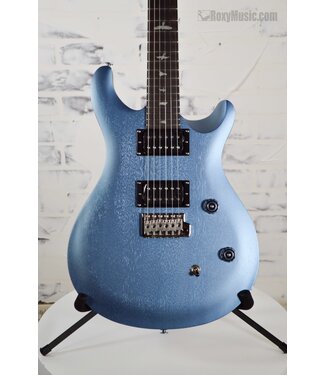SE CE 24 Standard Satin Electric Guitar - Ice Blue Metallic Satin