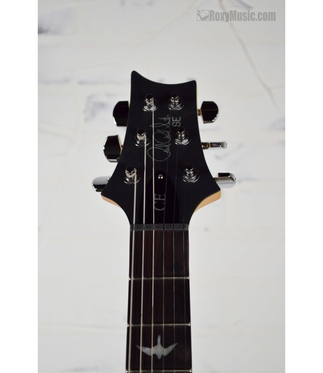 SE CE 24 Standard Satin Electric Guitar - Ice Blue Metallic Satin