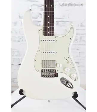 Used Varsity Guitars Relic Strat - White w/Case