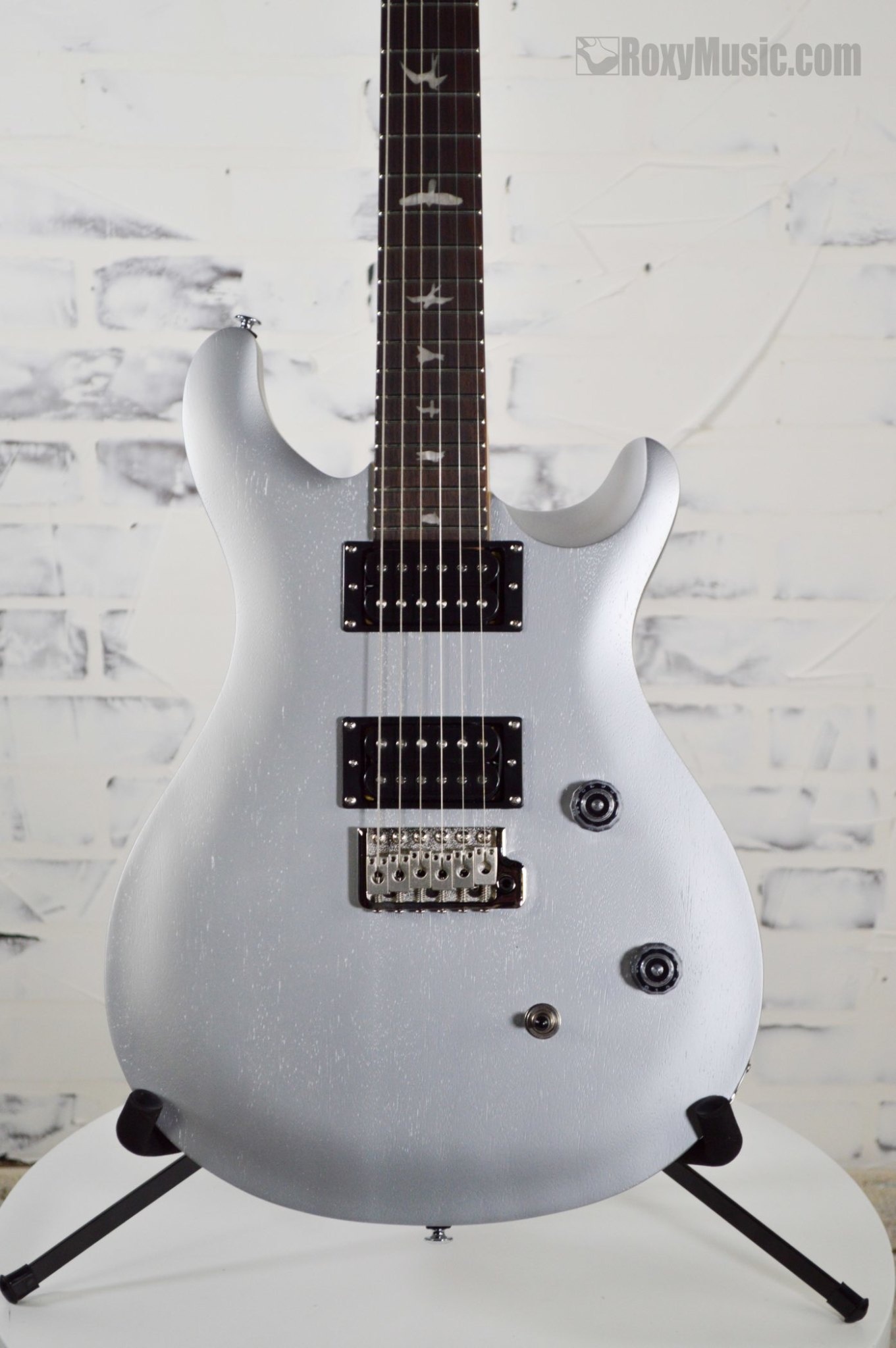 PRS SE CE 24 Standard Satin Electric Guitar - Metallic Silver
