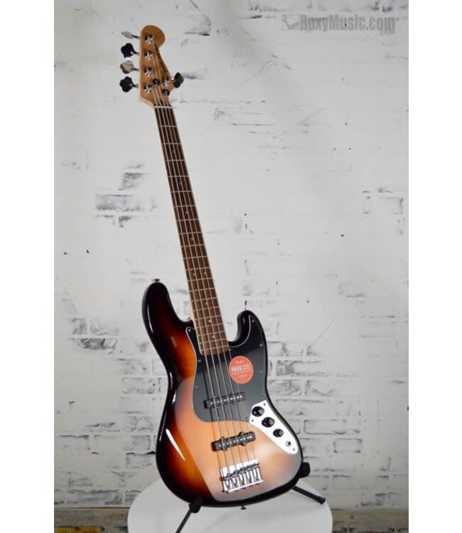 Squier Affinity Series Jazz Bass V - 3-color Sunburst with Laurel Fingerboard