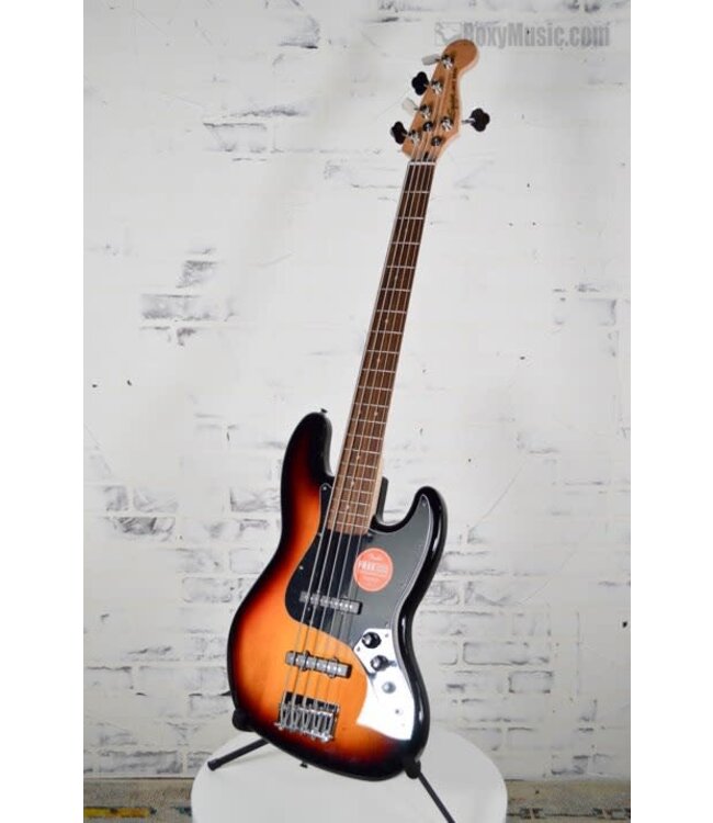 Affinity Series Jazz Bass V - 3-color Sunburst with Laurel Fingerboard