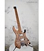 Q52Pbabs Quest Antique Brown Stained Headless Electric Guitar with Soft Case