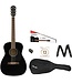 Fender CC60S Concert V2 Spruce Black Acoustic Guitar Pack
