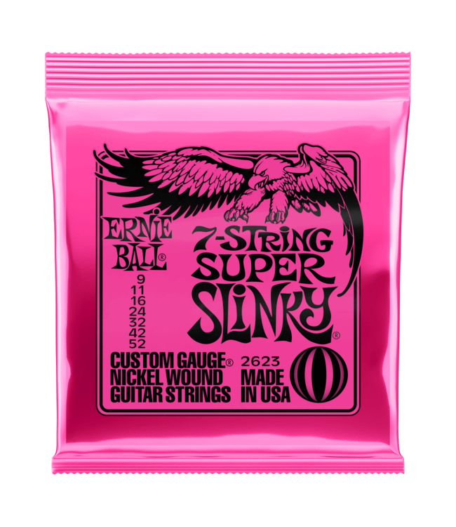 Ernie Ball 7 String 9-52 Electric Strings