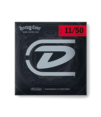 Dunlop Dunlop Heavy Core 11-50 Nickel Wound Electric Guitar Strings - Drop C