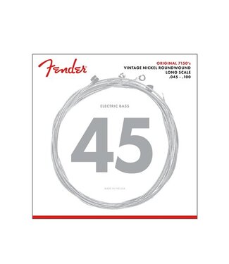 Fender Fender Medium Light Long Scale Electric Bass Guitar Strings 7150ML