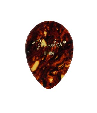 Fender FENDER THIN 354 SHAPE TORTOISE SHELL GUITAR PICKS (12 PACK)
