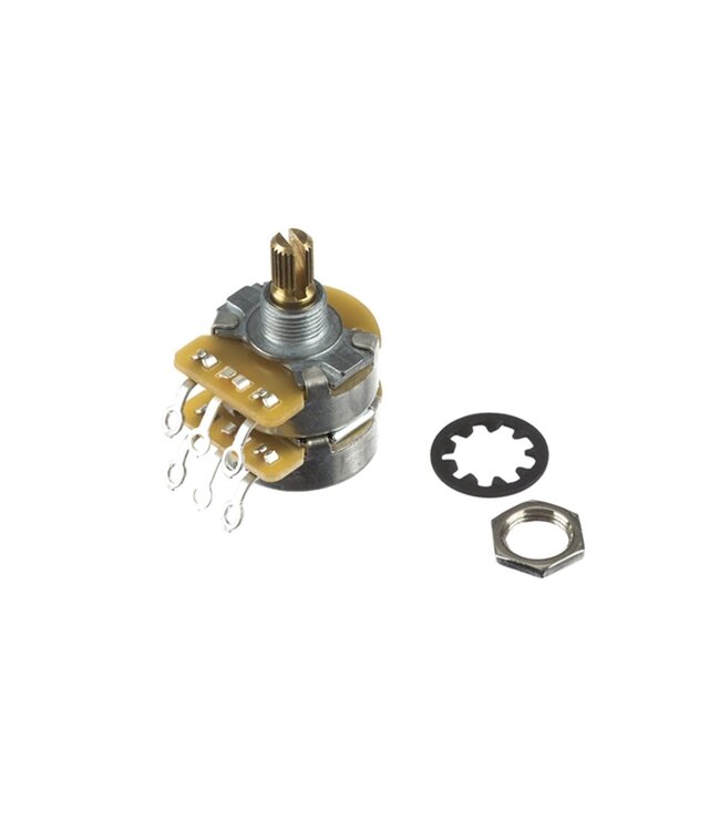 Fender Dual 500K/250K Split Shaft Potentiometer