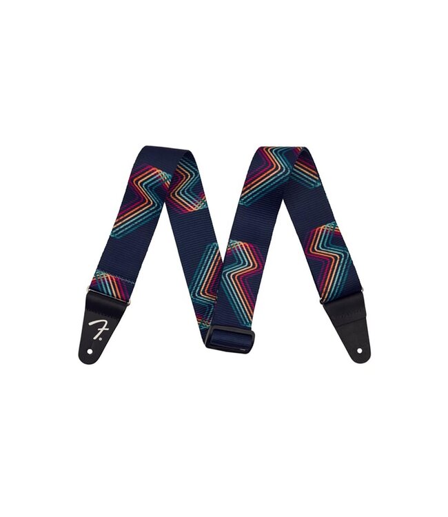 Fender Retro Bolt Navy Poly Guitar Strap