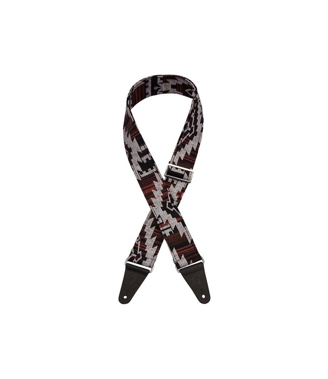 Fender 2-inch Zion Guitar Strap - Black Aztec