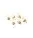 Fender Accessories Fender Chicken Head Knobs Cream (Pack of 6)