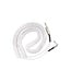 Fender Fender Jimi Hendrix Voodoo Child Instrument Cable 30ft White Straight Right Angle