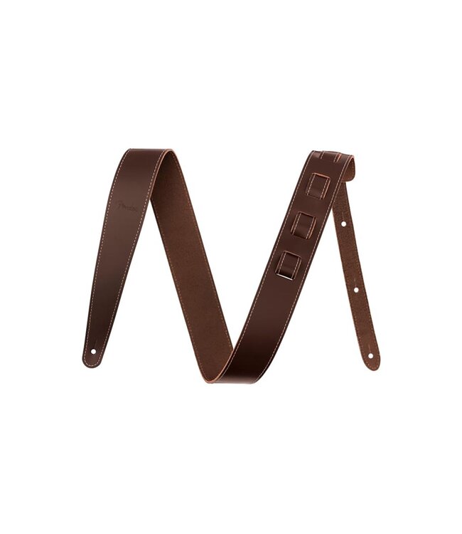 Fender Essentials 2-Inch Leather Strap - Brown