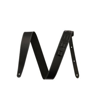 Fender Fender Essentials 2-Inch Leather Guitar Strap - Black