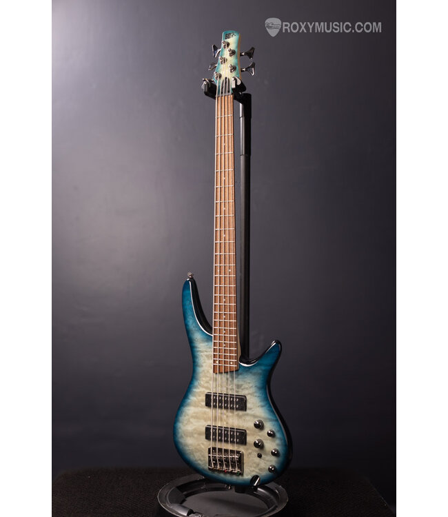 SR405 5-String Bass Guitar - Stained Cosmic Blue Starburst