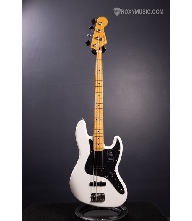 Player II Jazz Bass - Polar White with Maple Fingerboard