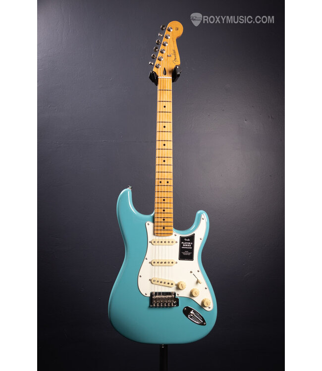 Player II Stratocaster Electric Guitar - Aquatone Blue with Maple Fingerboard