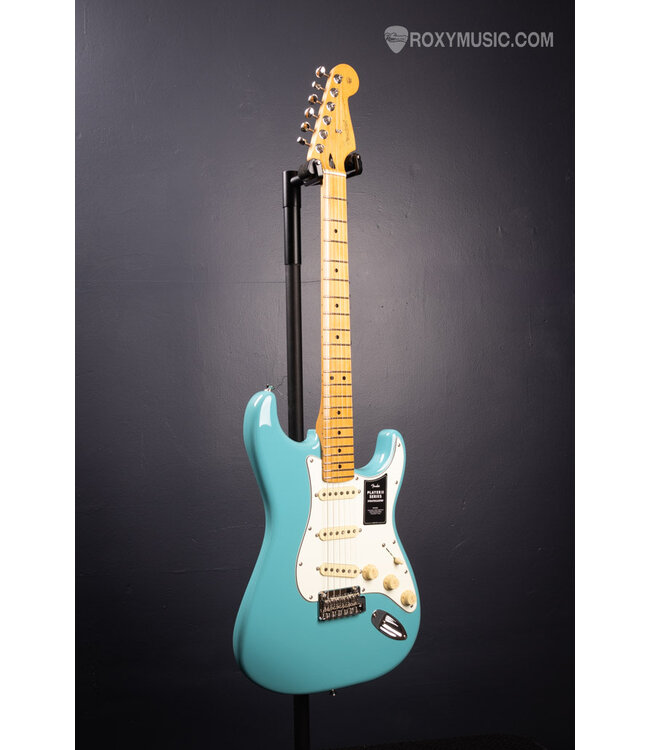 Player II Stratocaster Electric Guitar - Aquatone Blue with Maple Fingerboard