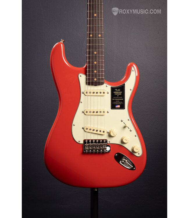 American Vintage II 1961 Stratocaster Electric Guitar - Fiesta Red