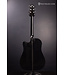 GD30 Cutaway Black Dreadnought Acoustic Electric Guitar
