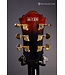 Artcore Expressionist AS93QMSP Semi-Hollowbody Electric Guitar - Dark Brown Sunburst