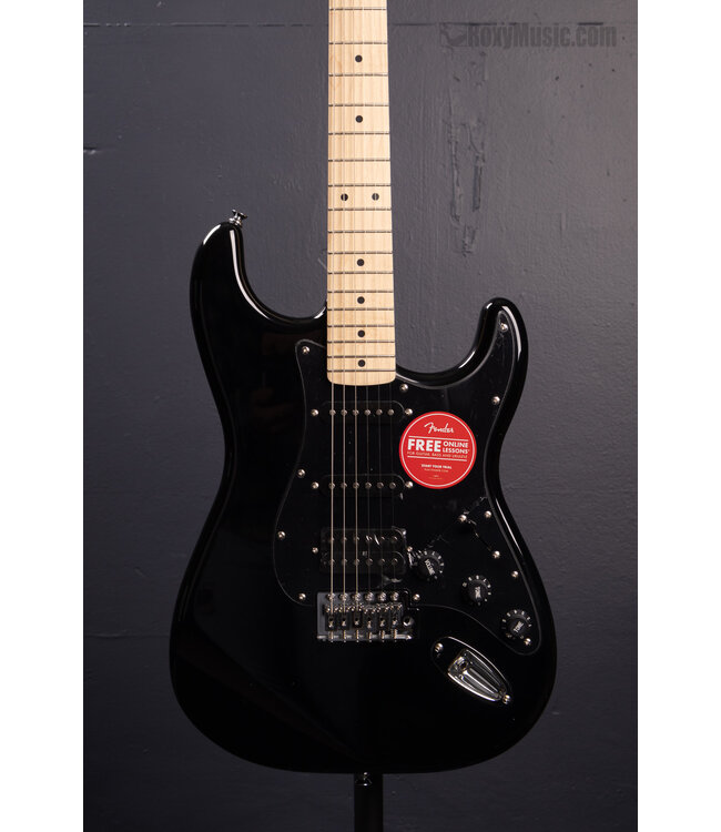 Sonic Stratocaster HSS Electric Guitar - Black