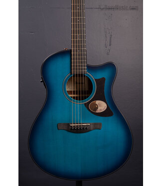 Ibanez AAM50CE Advanced Acoustic Auditorium Acoustic-Electric Guitar - Sapphire Blue Burst
