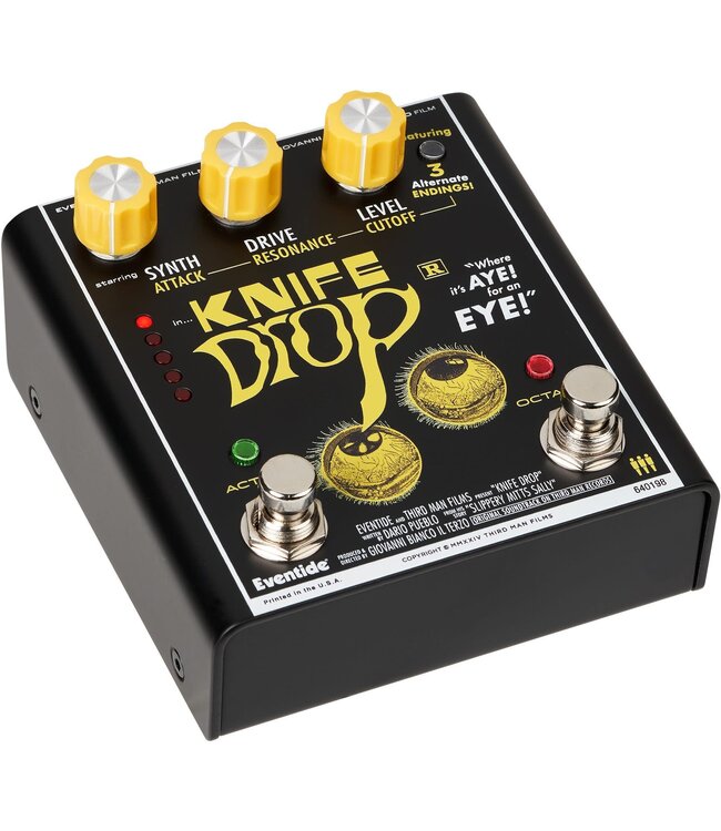 Eventide KnifeDrop Suboctave Fuzz Synth Pedal | Roxy Music