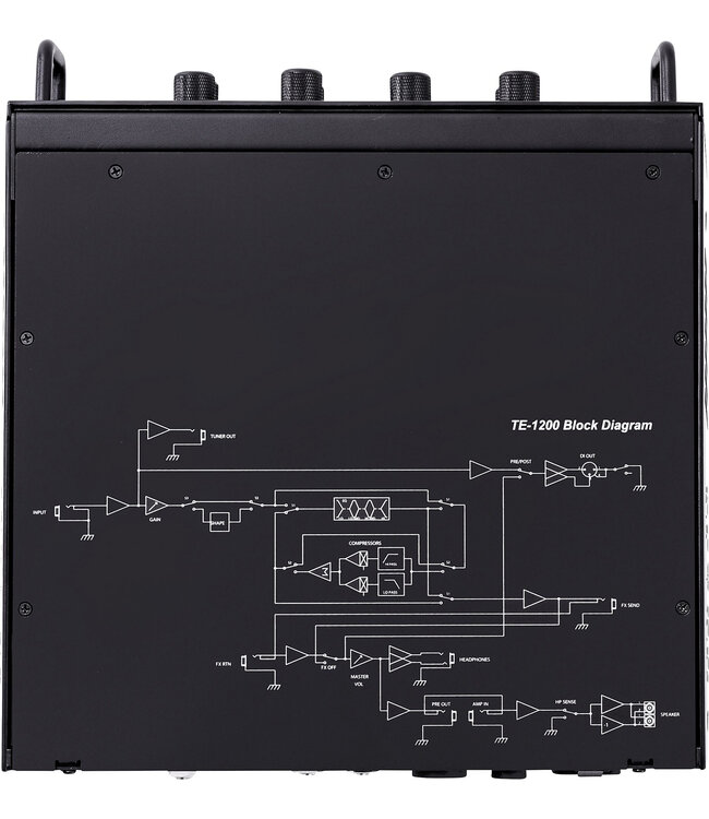 TE-1200 1,200-Watt Bass Head