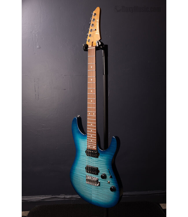 Standard AZ24S1F Electric Guitar - Transparent Turquoise Burst