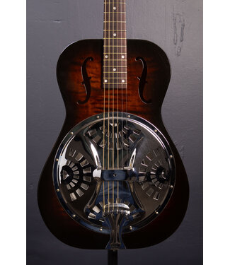 1999 Dobro F-60 Roundneck Resonator Guitar with Case
