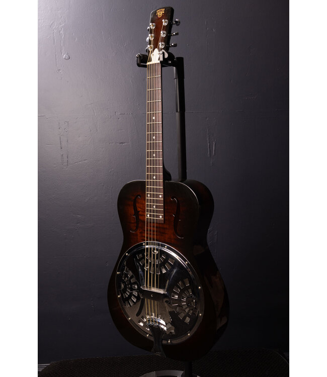 Used 1999 Dobro F-60 Roundneck Resonator Guitar with Case