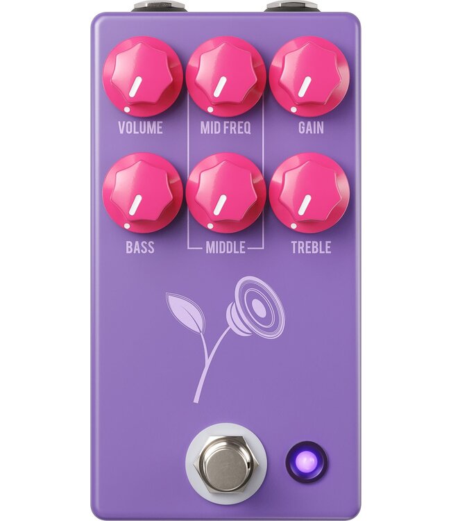 Violet Lari Basilio Signature Distortion/Overdrive Pedal - Purple